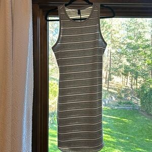 Gentle fawn striped dress